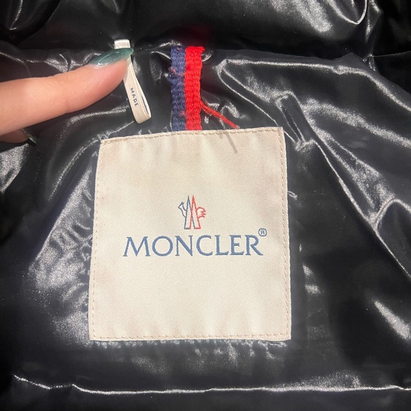 Moncler Black Jacket with Comic Detail - Picture 5 of 10